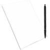 Block mit Leimbindung und Deckblatt, DIN A5, 100 Blatt, 4/0 farbig einseitig bedruckt