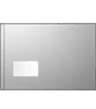 Briefumschlag DIN B4 (Lasche an der schmalen Seite), haftklebend mit Fenster, unbedruckt weiß