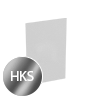 Visitenkarten hoch 5/0 farbig 50 x 90 mm mit einseitigem vollflächigem UV-Lack <br>einseitig bedruckt (CMYK 4-farbig + 1 HKS-Sonderfarbe)