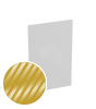 Visitenkarten hoch 5/0 farbig 55 x 85 mm mit einseitigem partiellem UV-Lack <br>einseitig bedruckt (CMYK 4-farbig + 1 Gold-Sonderfarbe)