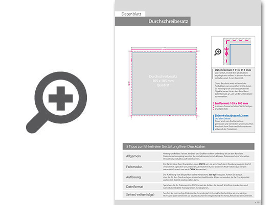 Product Bild durchschreibes__tze_quadrat_10_5_cm_x_10_5_cm__6-fach__1_0-farbig__100_s__tze_je_block
