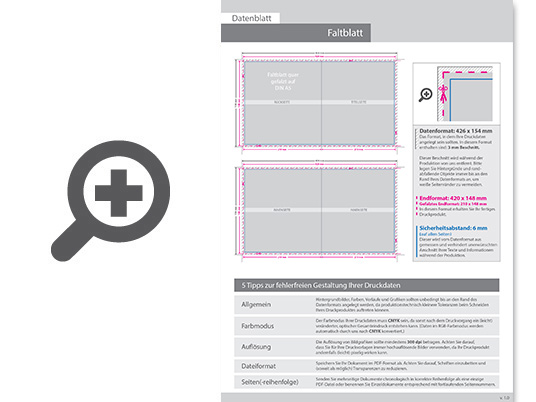 Product Bild faltblatt__gefalzt_auf_din_a5_quer__vertikaler_mittelfalz__4-seitig