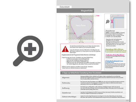 Product Bild magnetische_wechselwerbung_in_herz-form___einseitig_4_0-farbig_bedruckt