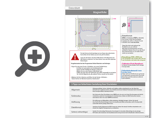 Product Bild magnetische_wechselwerbung_in_hund-form___einseitig_4_0-farbig_bedruckt