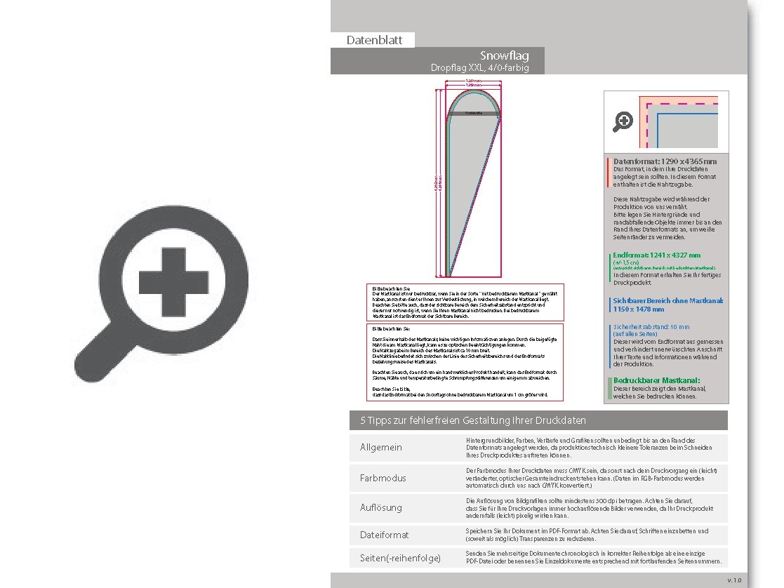 Product Bild snowflag_premium-drop_xxl__4_0-farbig_bedruckt_inkl__gest__nge_und_bodend__bel