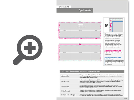 Product Bild speisekarte__gefalzt_auf_din_a6__6-seiter_(2-bruch_fensterfalz)