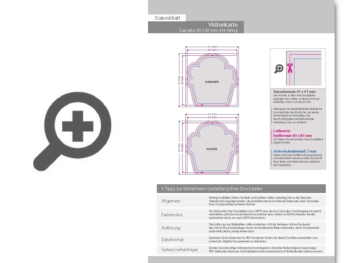 Product Bild visitenkarte_cupcake__85_x_85_mm__2-seitig__4_4-farbig_cmyk