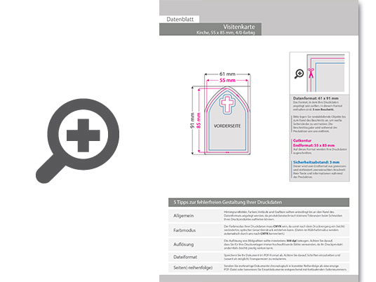 Product Bild visitenkarte_kirche__55_x_85_mm__1-seitig__4_0-farbig_cmyk