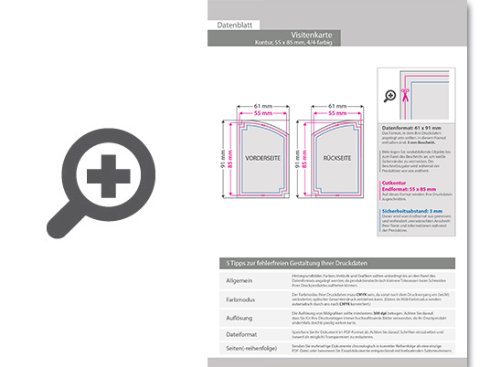 Product Bild visitenkarte_kontur__55_x_85_mm__2-seitig__4_4-farbig_cmyk